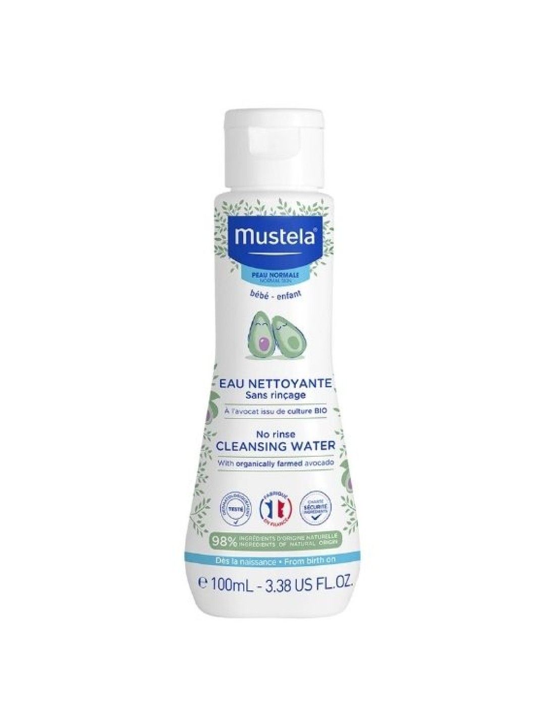 Mustela No Rinse Cleansing Water (100ml) edamama